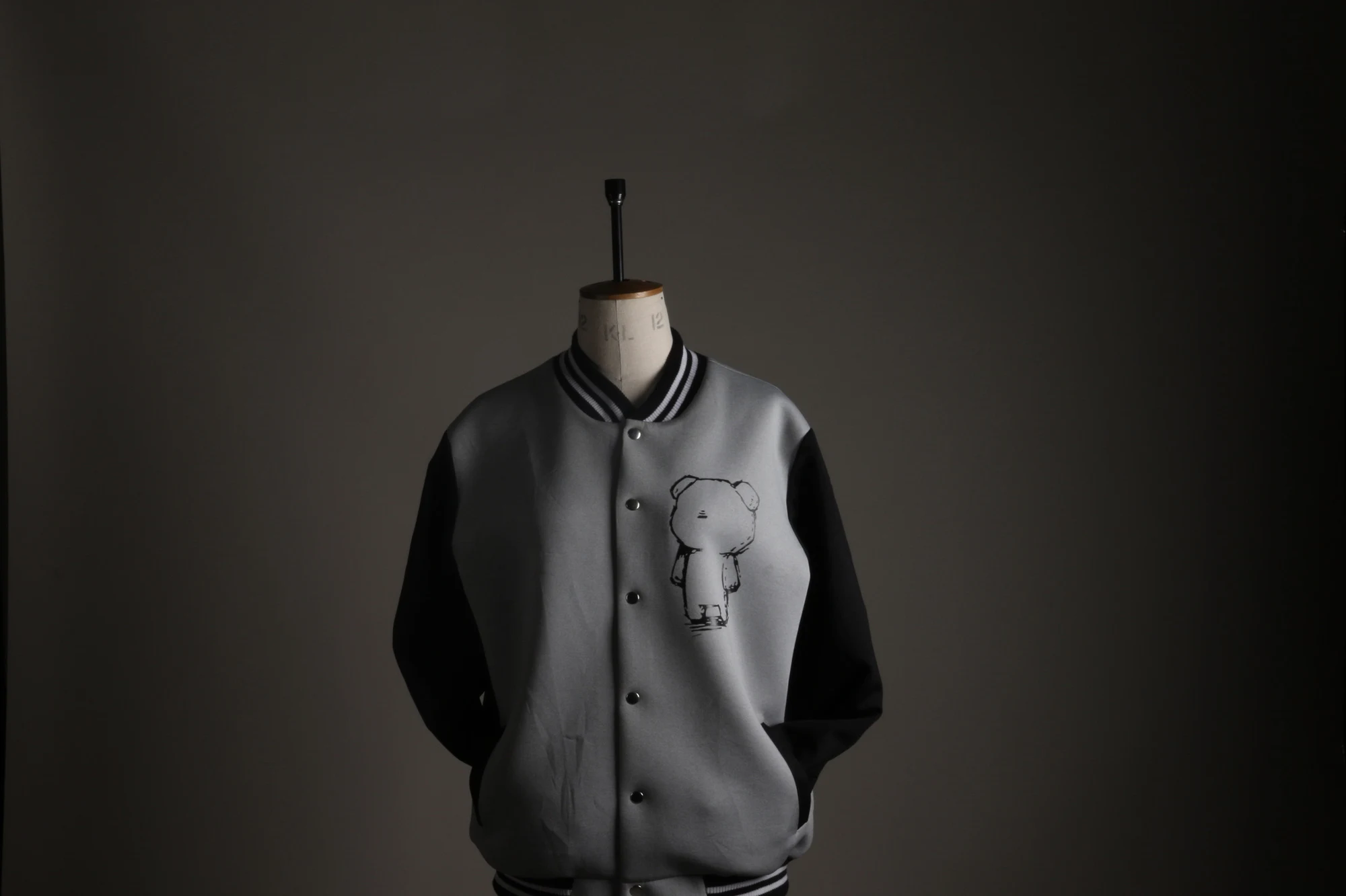 Varsity jacket — full view; design and photography by me